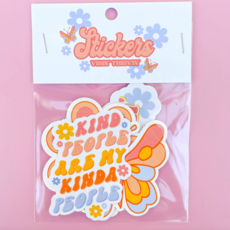 Vibin' Thrivin' Sticker Pack Of 4