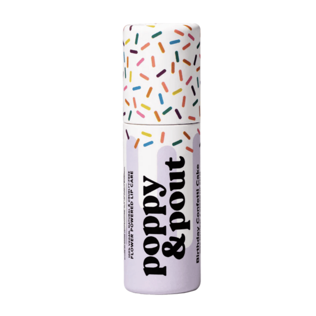 Purple Birthday Confetti Cake Lip Balm