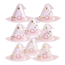 Pink Witch Hat Shaped Plates