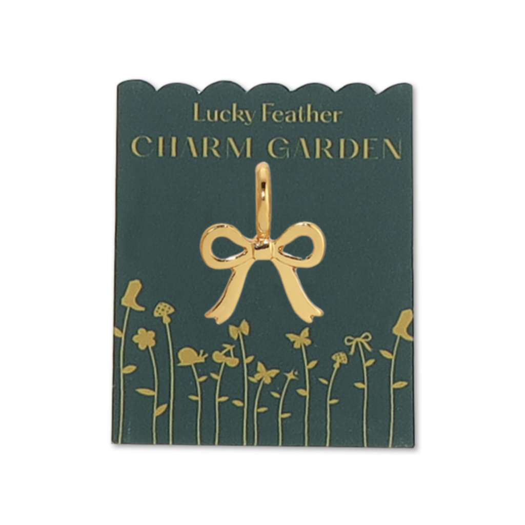 Charm Garden Gold Bow Charm