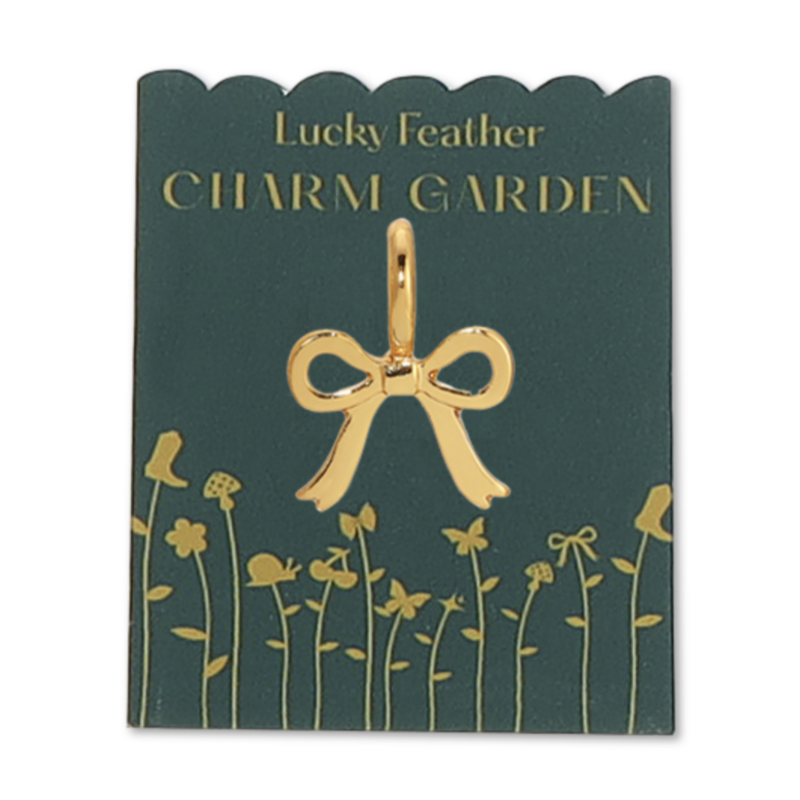 Charm Garden Gold Bow Charm