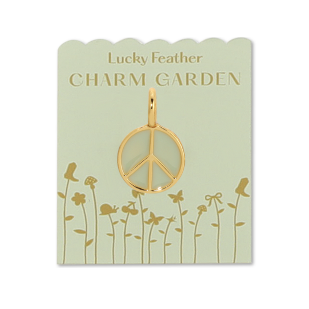 Charm Garden Gold Peace Charm
