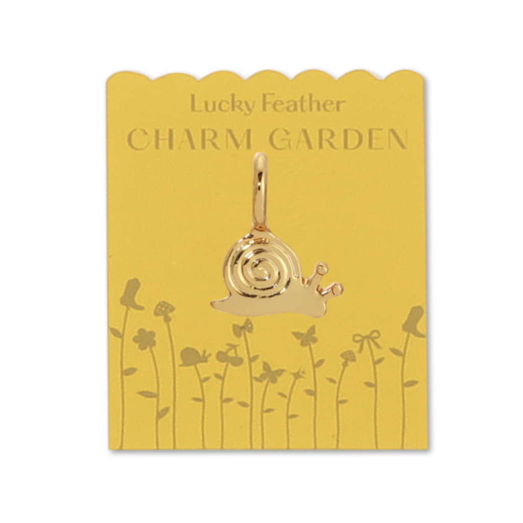 Charm Garden Gold Snail Charm