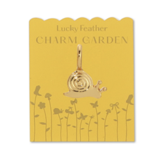Charm Garden Gold Snail Charm