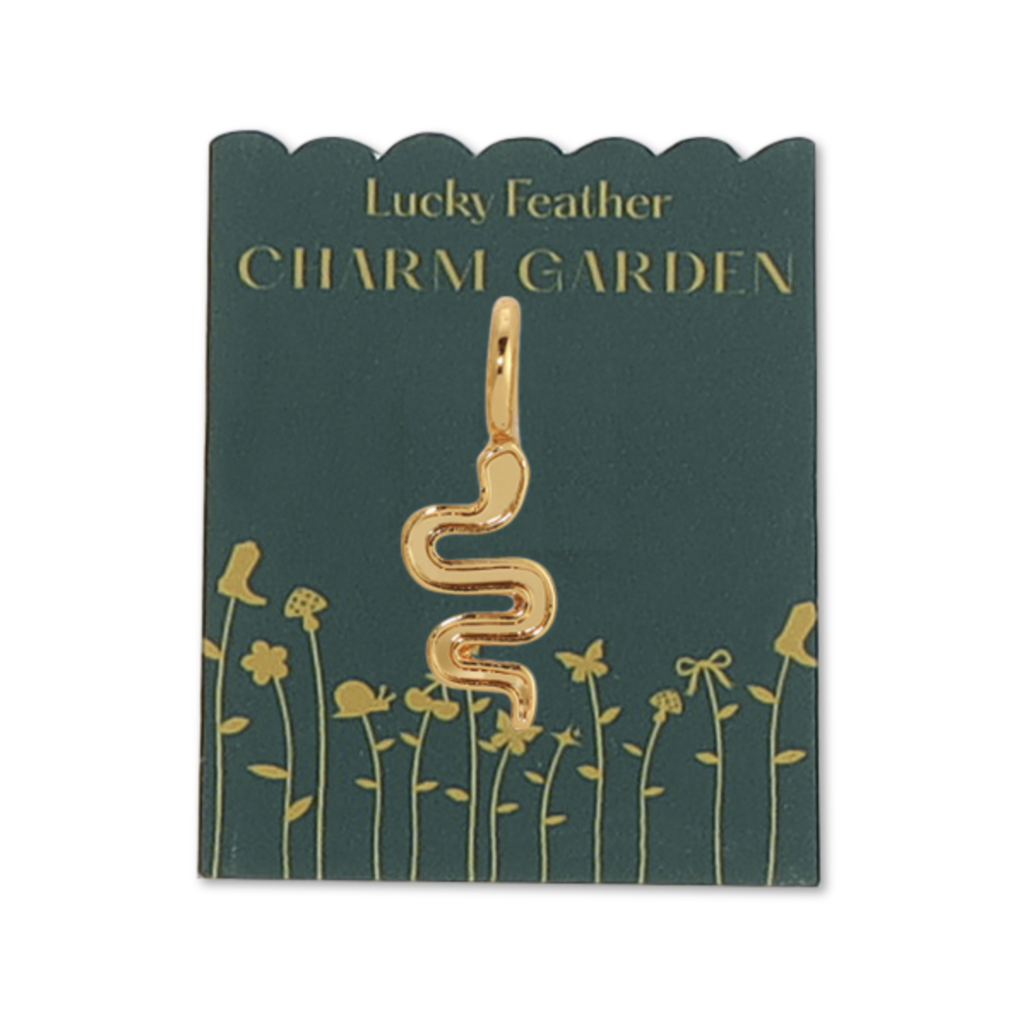 Charm Garden Gold Snake Charm