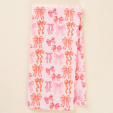 Blushing Bows Tea Towel
