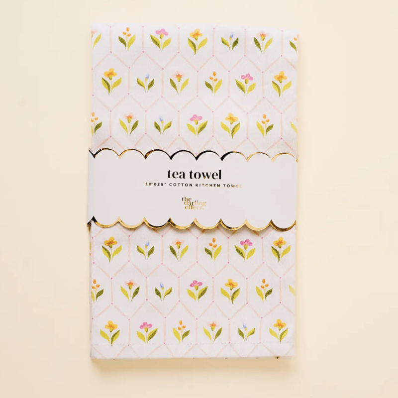 Handpicked For You Tea Towel