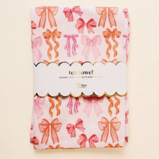 Blushing Bows Tea Towel