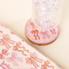 Blushing Bows Tea Towel