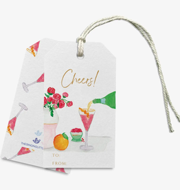 Cocktail Scene Cheers Gift Tags