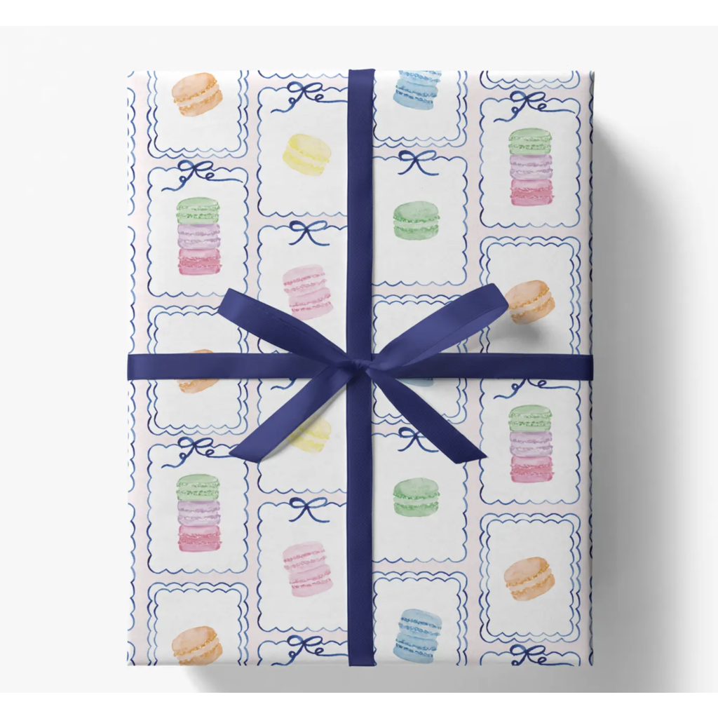 Macaron Gift Wrap Sheet