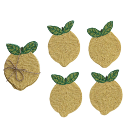 Lemon Coasters - Set of 4