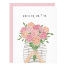 Merci Cheri Thank You Card