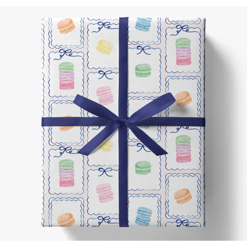 Macaron Gift Wrap Sheet