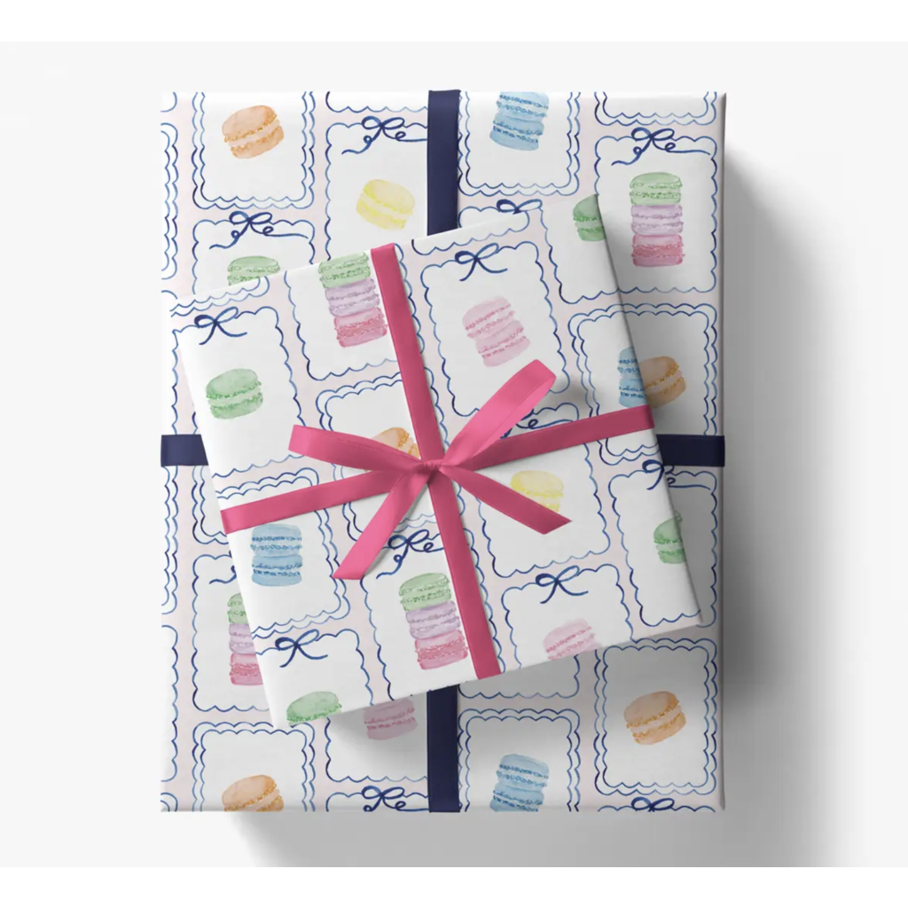 Macaron Gift Wrap Sheet