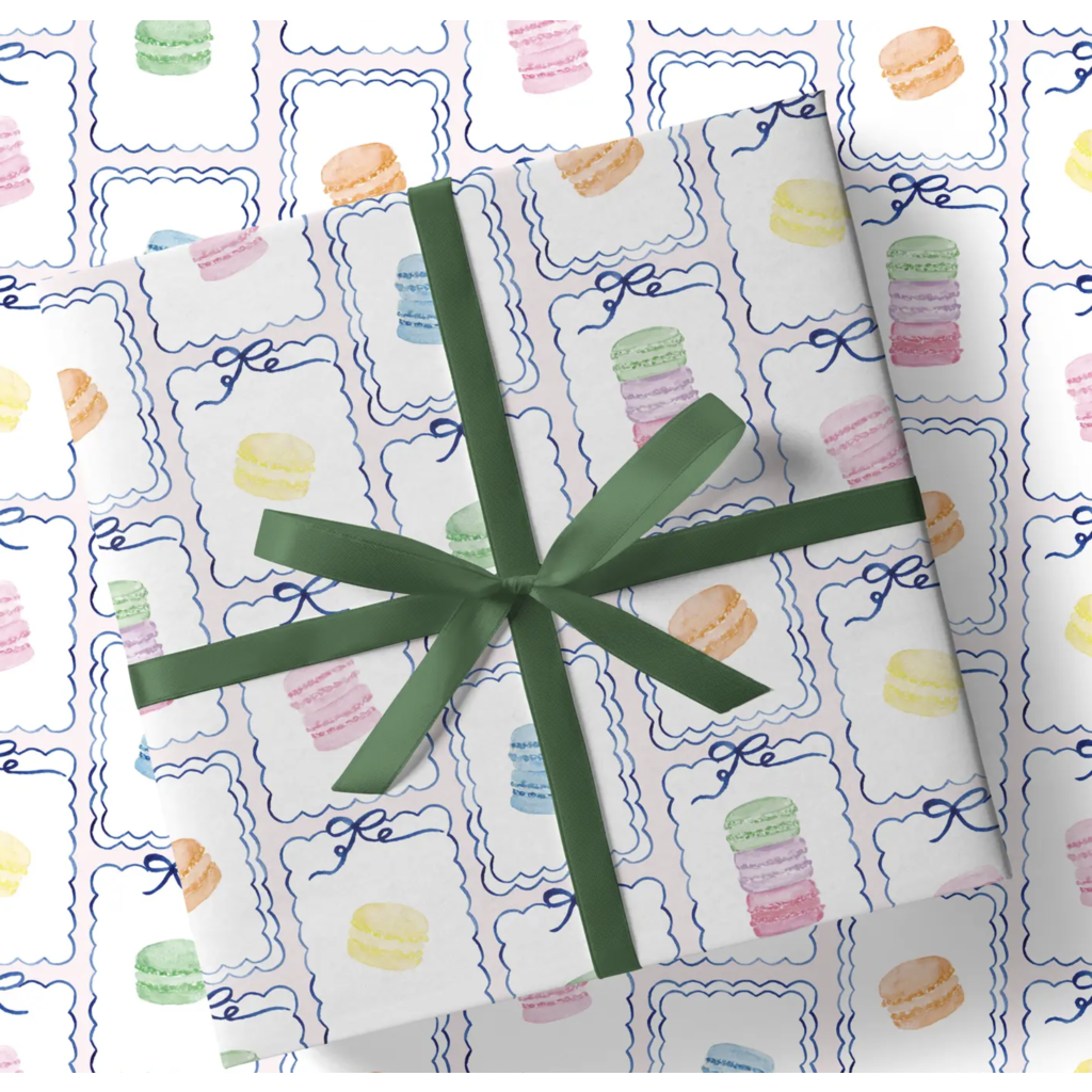 Macaron Gift Wrap Sheet