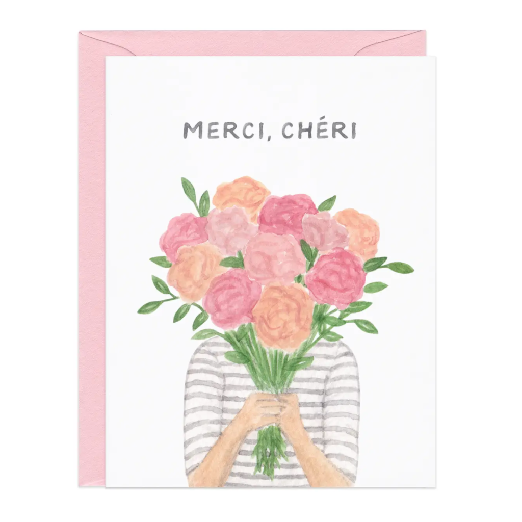 Merci Cheri Thank You Card