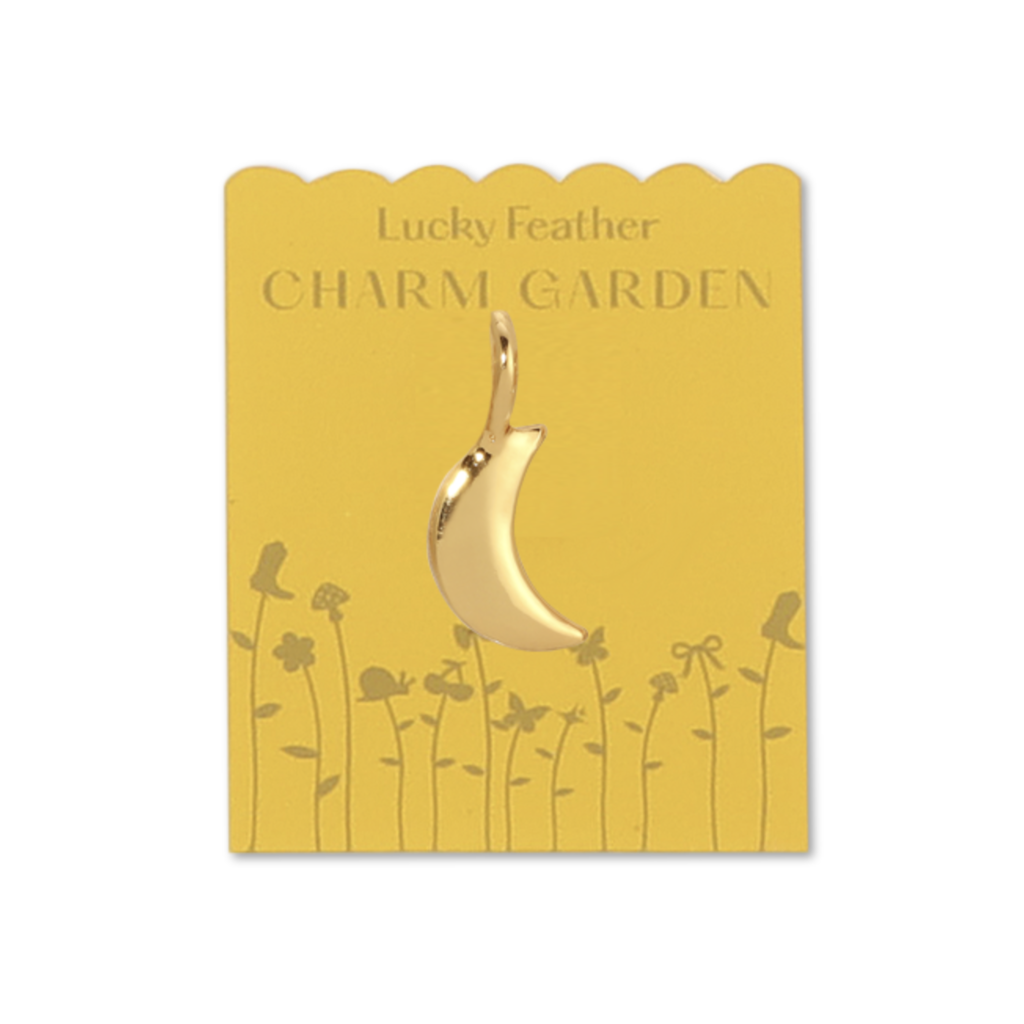 Charm Garden Gold Moon Charm