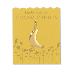 Charm Garden Gold Moon Charm