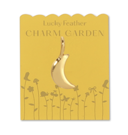 Charm Garden Gold Moon Charm