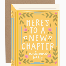 Here's To A New Chapter Baby Card