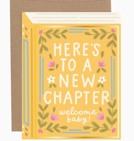 Here's To A New Chapter Baby Card