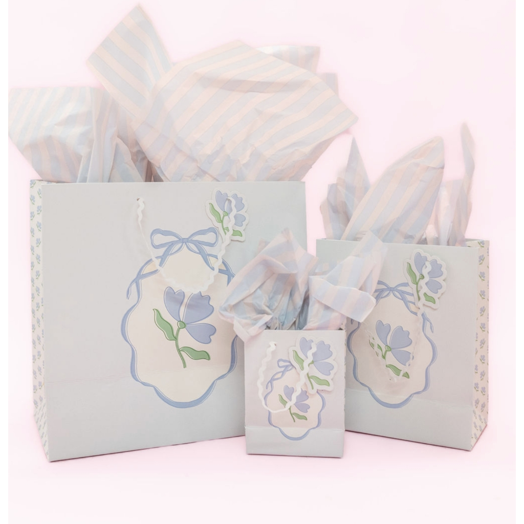 Blue Belle Flowers Gift Bag