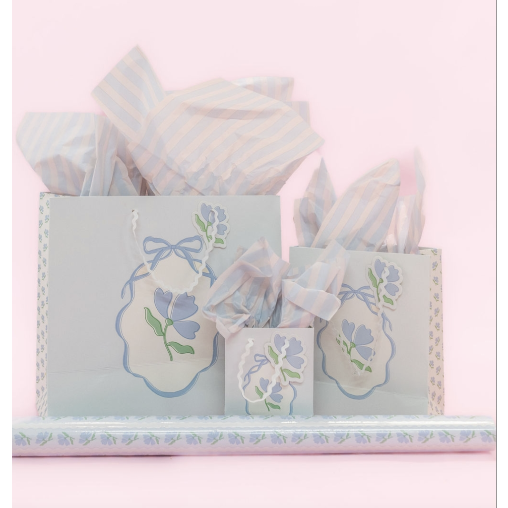 Blue Belle Flowers Gift Bag
