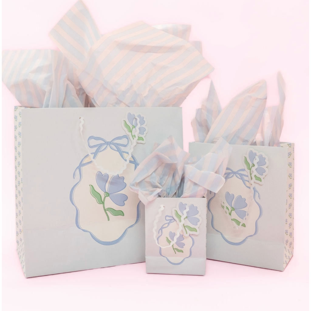 Blue Belle Flowers Gift Bag