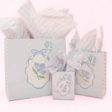 Blue Belle Flowers Gift Bag