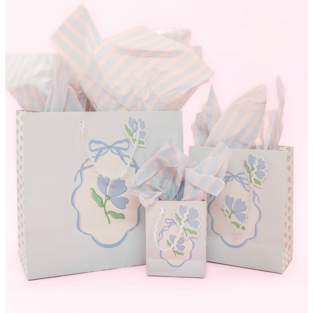 Blue Belle Flowers Gift Bag