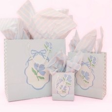 Blue Belle Flowers Gift Bag