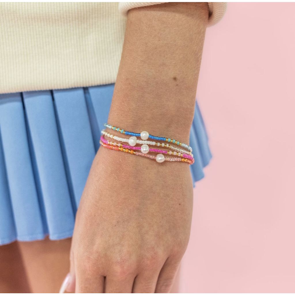 Sprinkles Beaded Pearl Bracelets