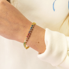 Color Pop Rainbow Hearts Bracelet Color Pop Rainbow Hearts Bracelet