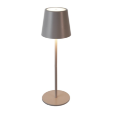 White Metal LED Rechargeable Table Lamp