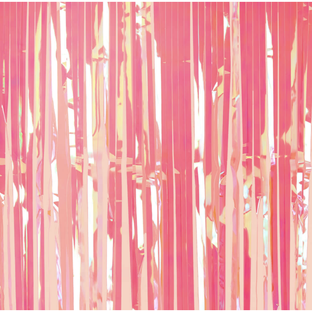 Pink Foil Curtain