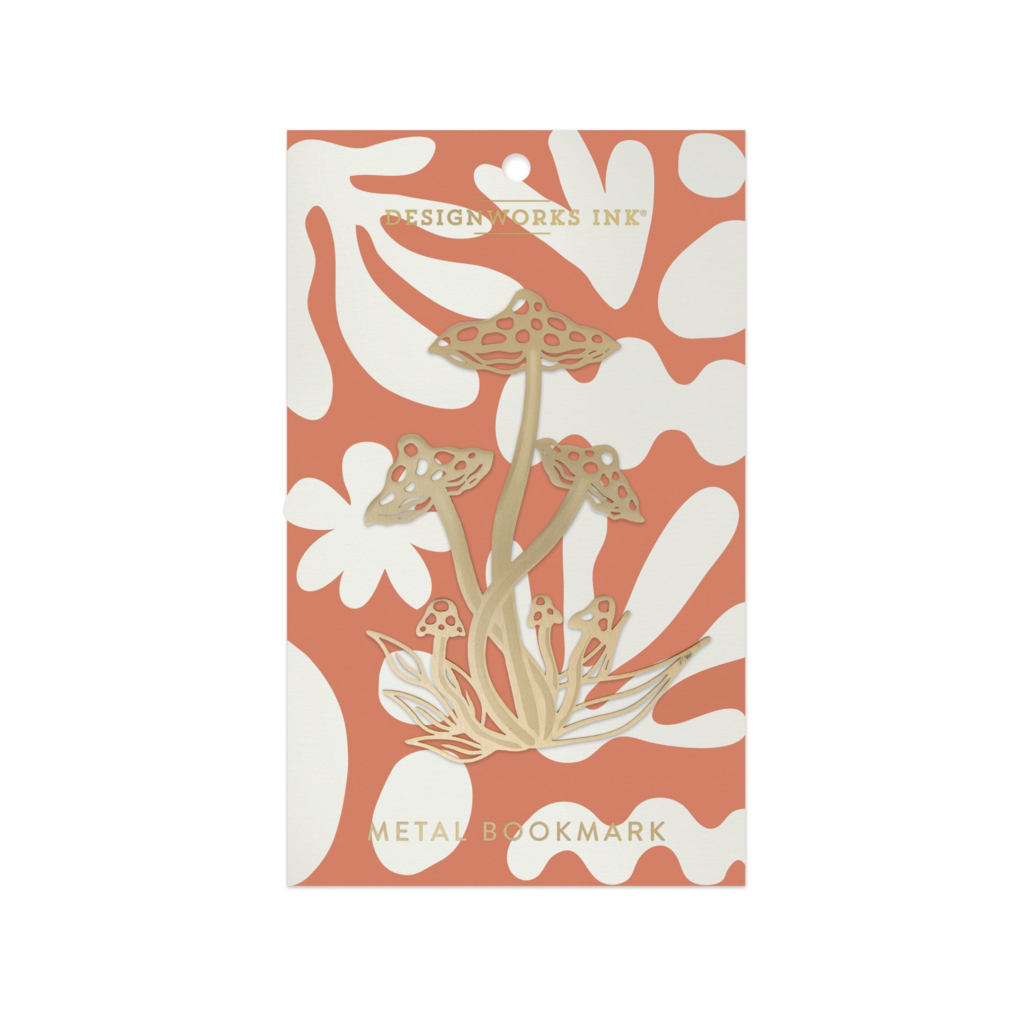 Mushroom Brass Bookmark