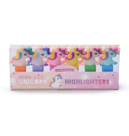 Set of 6 Unicorn Highlighters