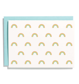 Rainbow Pattern Letterpress Card Box Set
