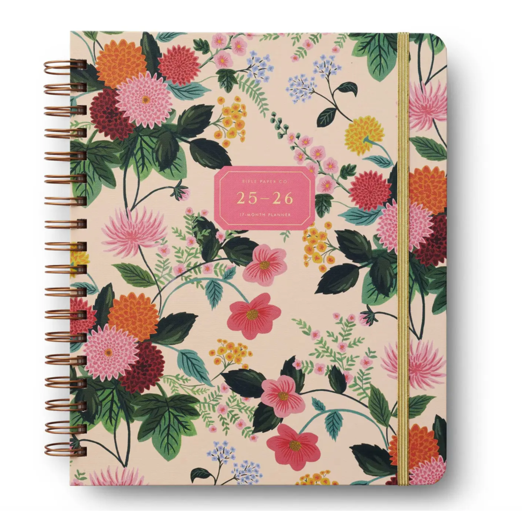 2026 Dahlia 17-Month Academic Spiral Planner