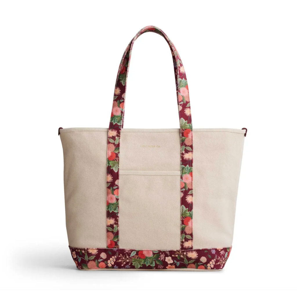 Dahlia Canvas Carry All