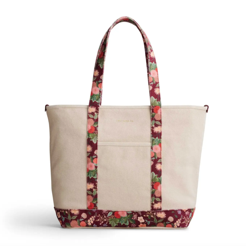 Dahlia Canvas Carry All
