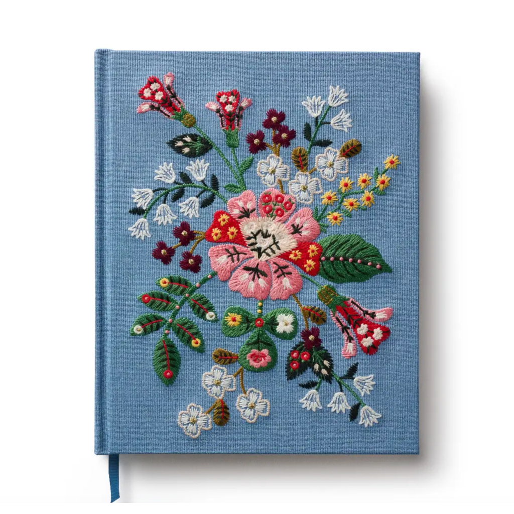 Gracie Embroidered Sketchbook