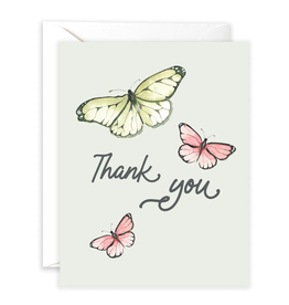 Flutters Of Gratitude Butterflies Thank You Card