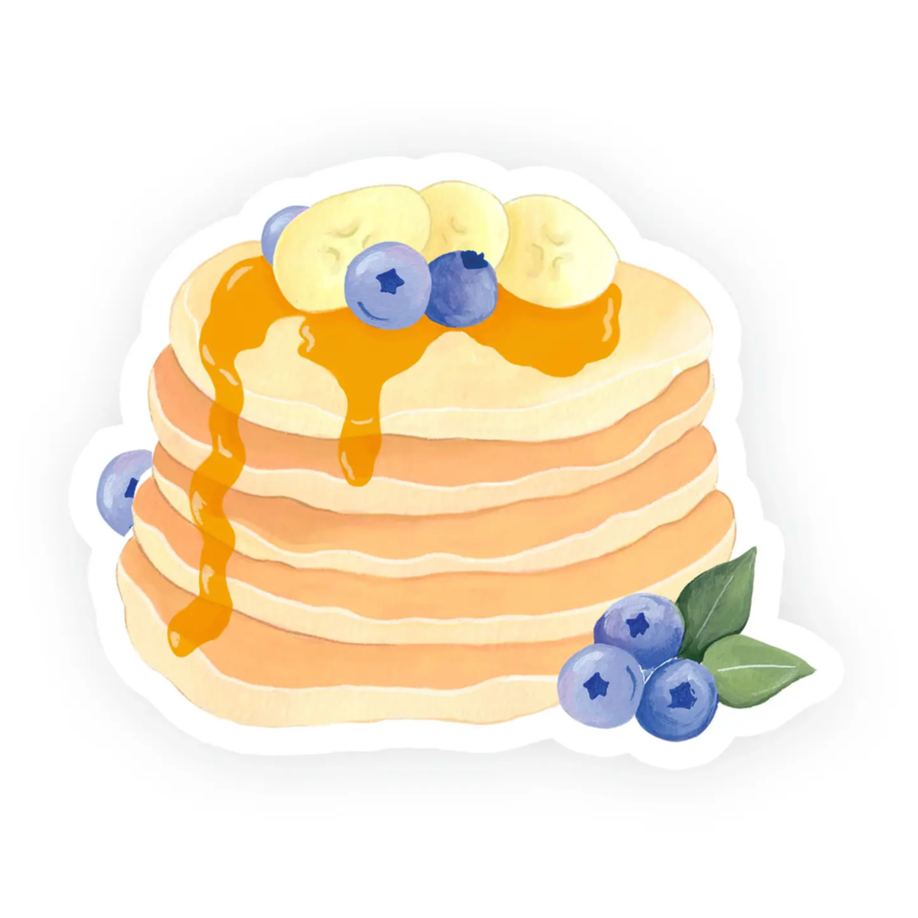 Pancake Stack Vinyl Sticker