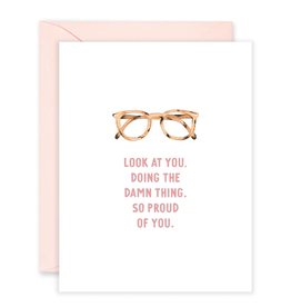 Proud of You Glasses Card