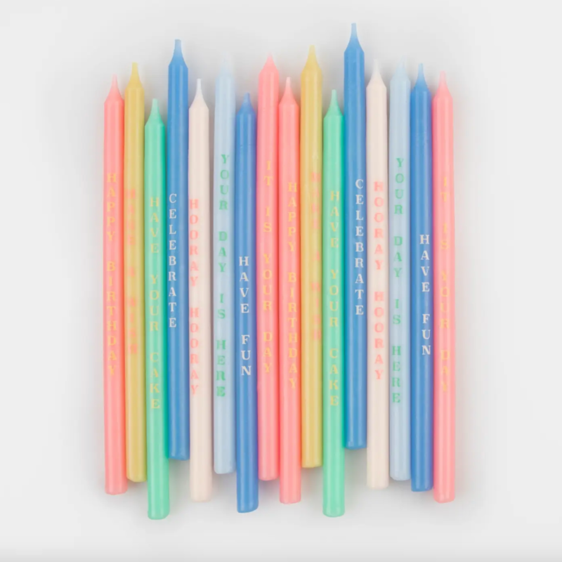 Birthday Phrases Candles
