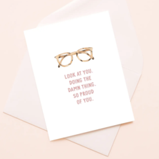 Proud of You Glasses Card