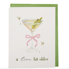 Tini Bit Older Olive Martini Card