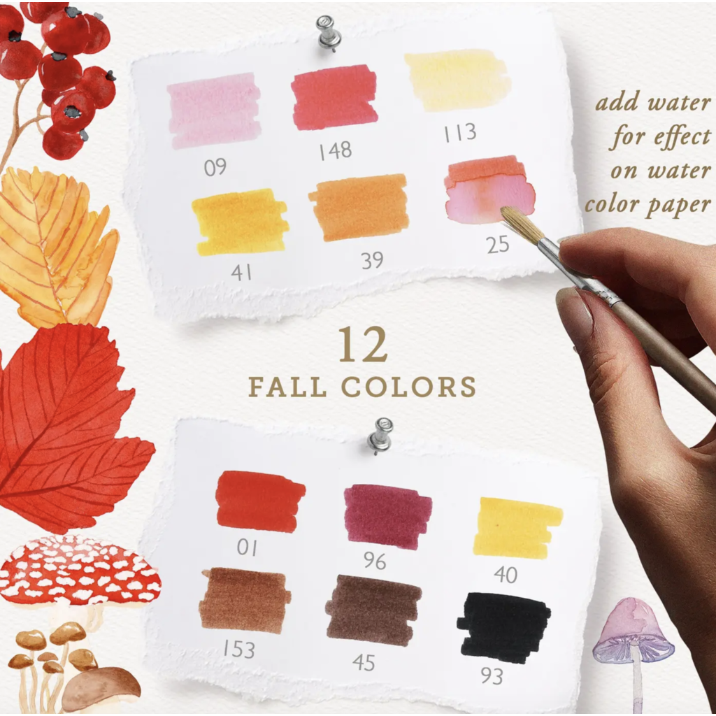 Woodlands Dual Tip Markers & Sticker Sheets